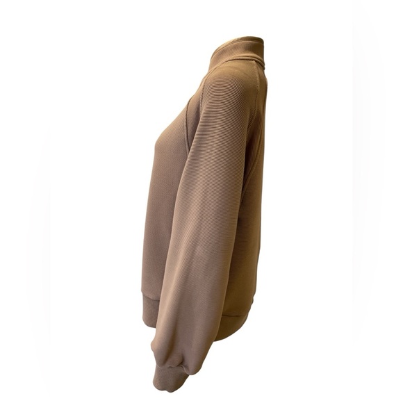Varley Cortina Half Zip Pullover Women's Tan size Large - Picture 3 of 4
